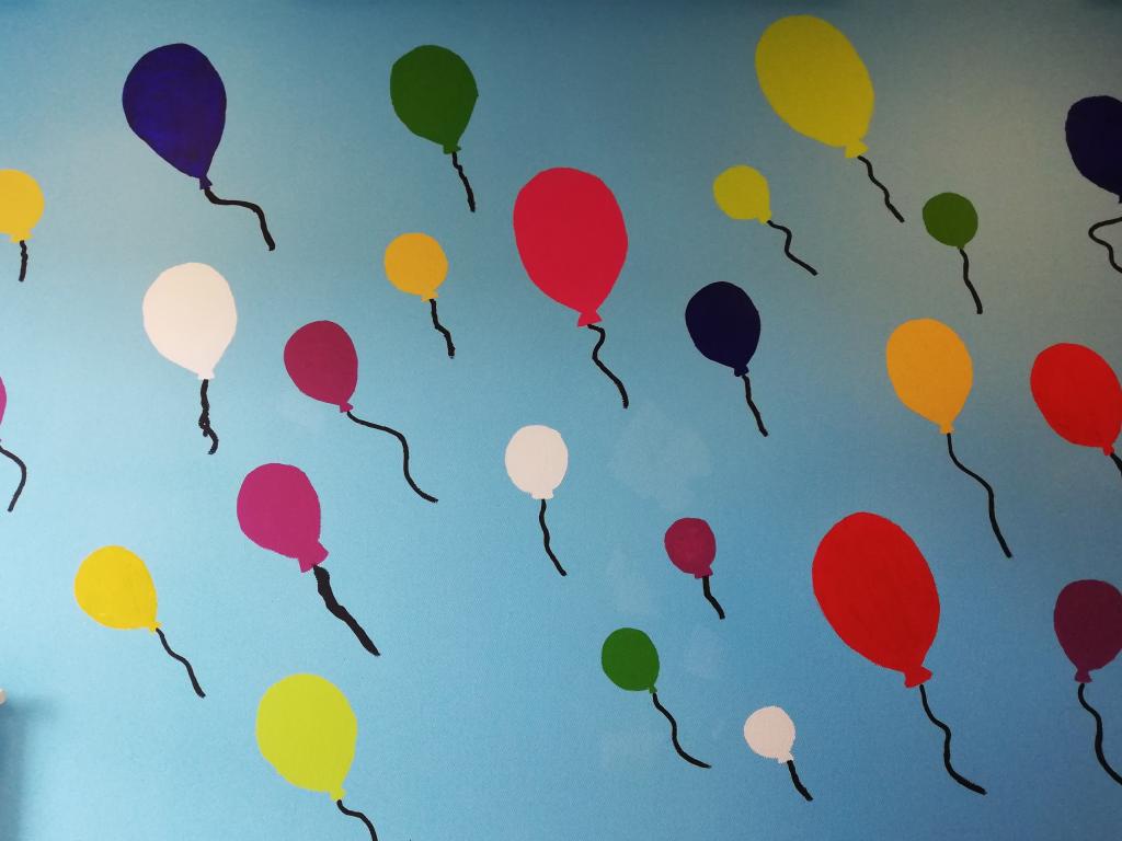 gebastelte Ballon Dekoration